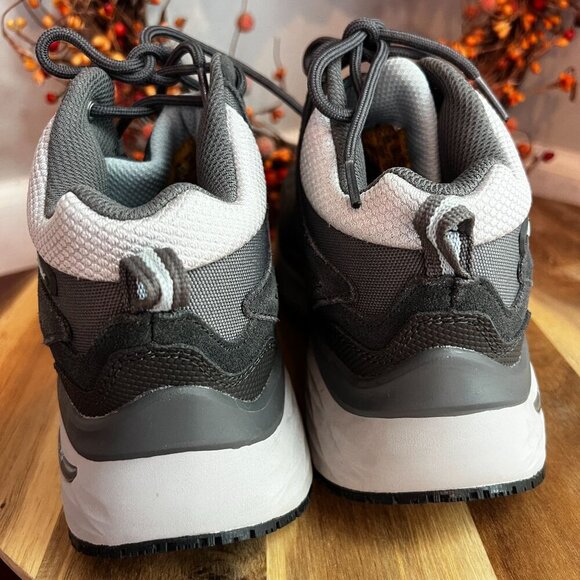 SKechers Women's Work Max Cushioning Arch Fit Slip Resistant Sz 6/36EU Charcoal - Picture 7 of 12